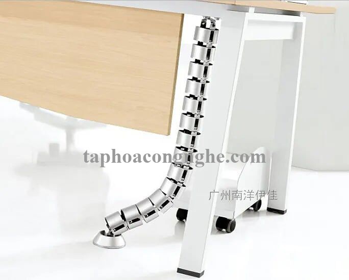 Gensil 97722 80cm gen01bla gen01sil ống gen con rắn luồn dây điện thông minh cho văn phòng màu bạc 97722 30097722